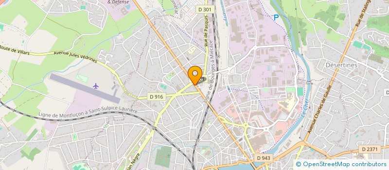 localisation de l'entreprise SCI KER JOUAN à MONTLUCON