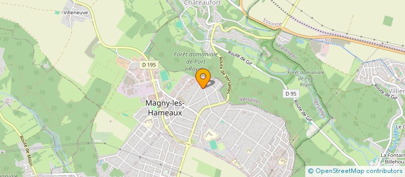localisation de l'entreprise SCI KER LAN  MAGNY-LES-HAMEAUX