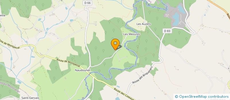 localisation de l'entreprise SCI KER LAUNAY  SAINT-PAUL-FLAUGNAC