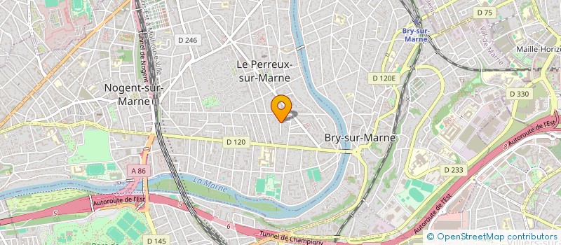 localisation de l'entreprise SCI KER LAURENT CAPPA  LE PERREUX-SUR-MARNE