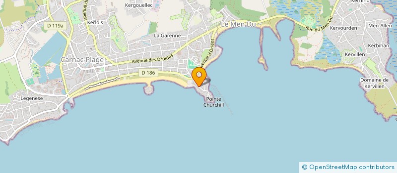 localisation de l'entreprise SCI KER LENA  CARNAC