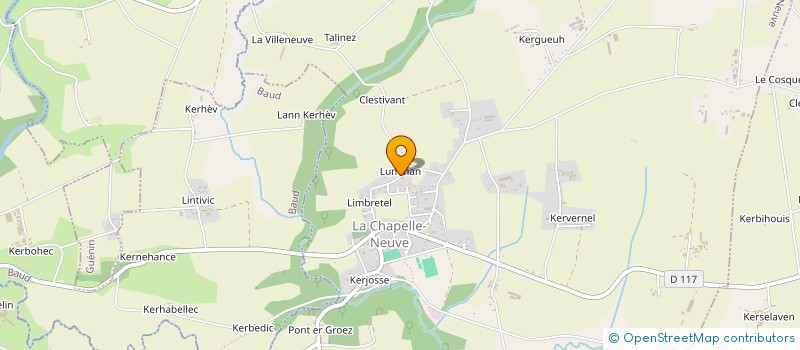 localisation de l'entreprise SCI KER LUMINAN  LA CHAPELLE-NEUVE