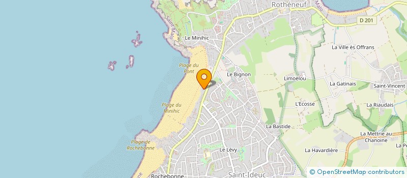 localisation de l'entreprise SCI KER MAHM  SAINT-MALO