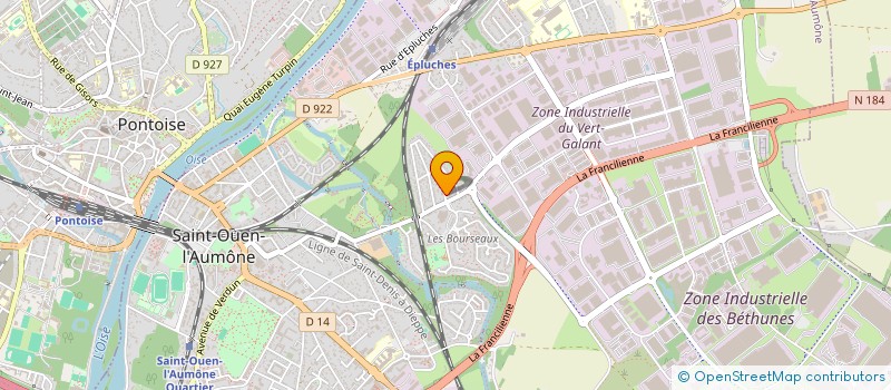 localisation de l'entreprise SCI KER MALOU à SAINT-OUEN-L'AUMONE