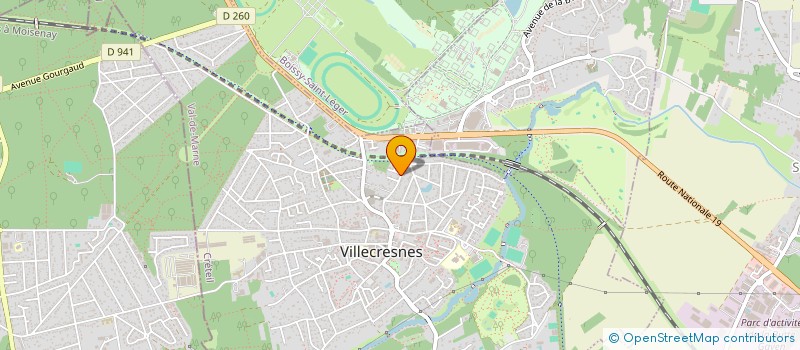 localisation de l'entreprise SCI KER MAMIE  VILLECRESNES