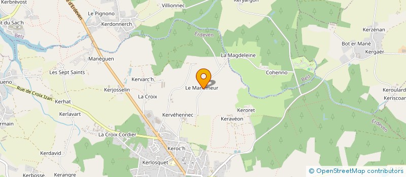 localisation de l'entreprise SCI KER MANE  ERDEVEN