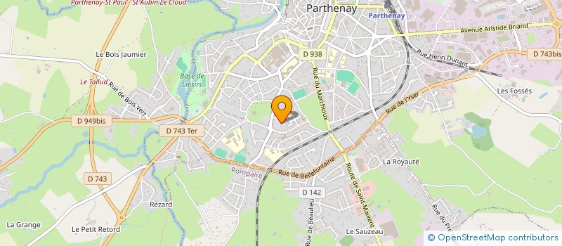 localisation de l'entreprise SCI KER MANUEL  PARTHENAY