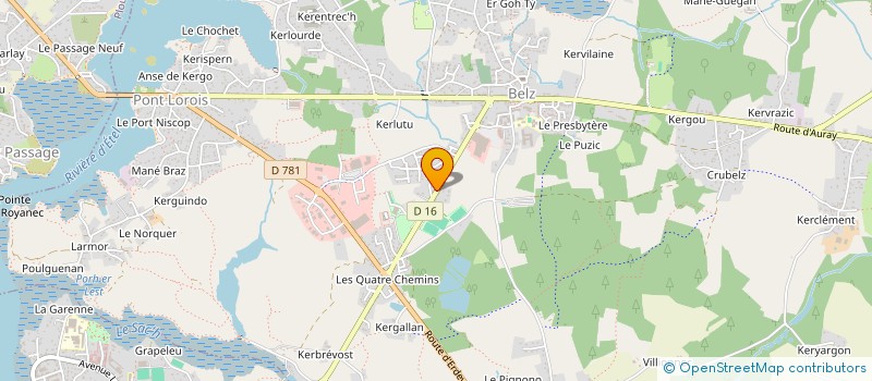 localisation de l'entreprise SCI KER MAR LANDE  BELZ