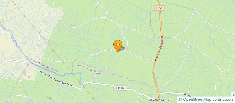 localisation de l'entreprise SCI KER MARCEL  NOTRE-DAME-DE-MONTS