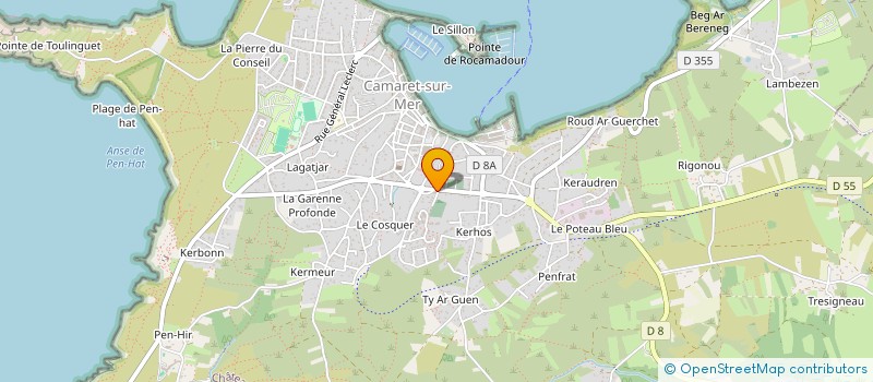 localisation de l'entreprise SCI KER MARIA  CAMARET-SUR-MER