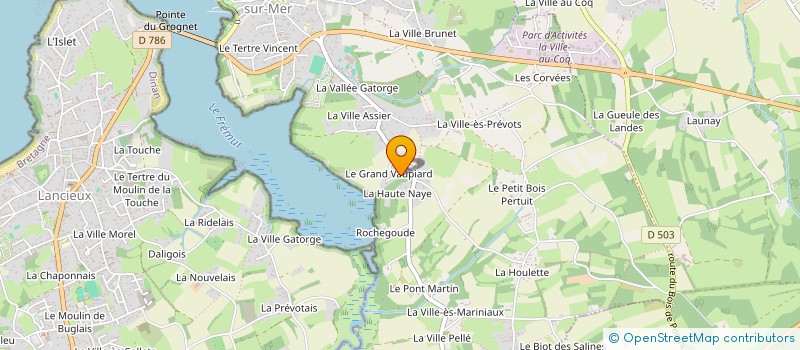 localisation de l'entreprise SCI KER MARIE  SAINT-BRIAC-SUR-MER