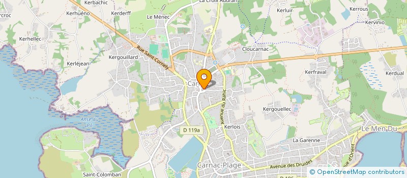 localisation de l'entreprise SCI KER MARIO  CARNAC