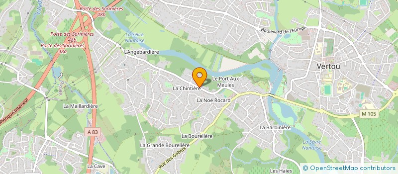 localisation de l'entreprise SCI KER MARION  VERTOU