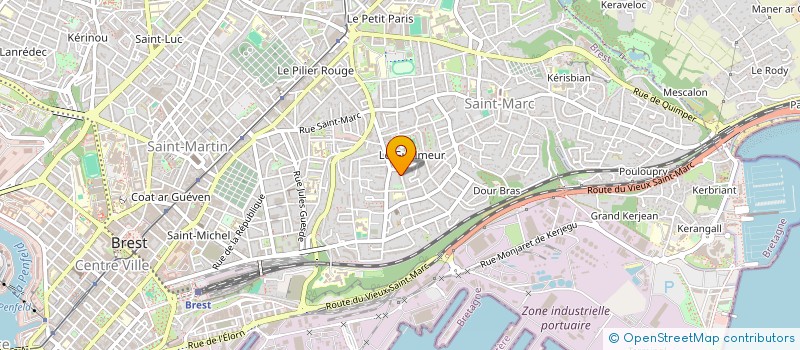 localisation de l'entreprise SCI KER MELOU  BREST