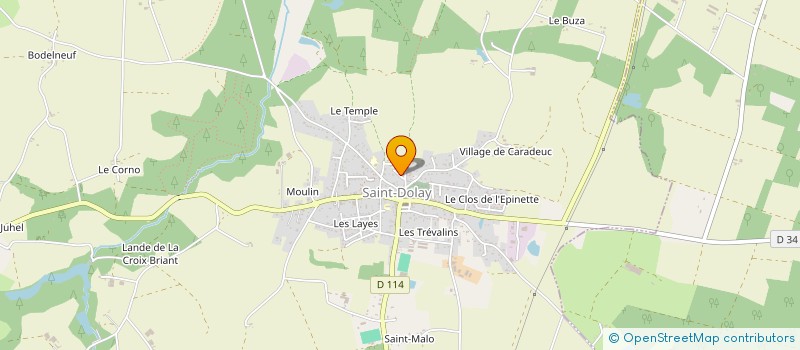 localisation de l'entreprise SCI KER MENEZ  SAINT-DOLAY