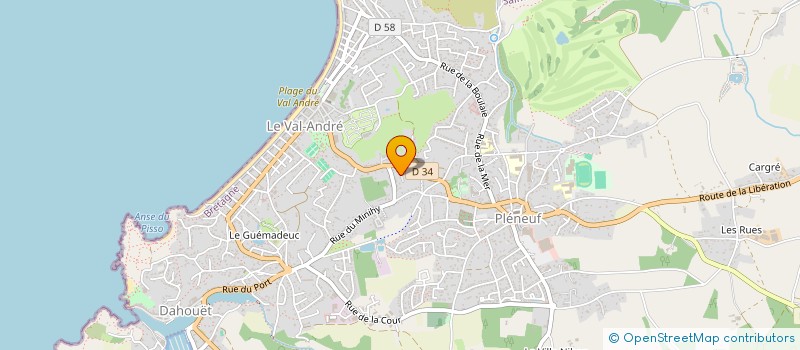 localisation de l'entreprise SCI KER MURPHY  PLENEUF-VAL-ANDRE