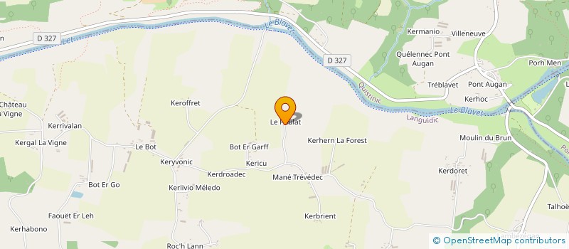 localisation de l'entreprise SCI KER NABADEZ  LANGUIDIC