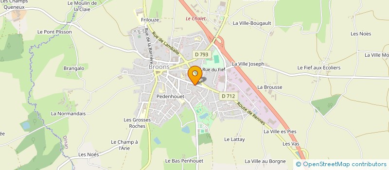 localisation de l'entreprise SCI KER NADIA  BROONS