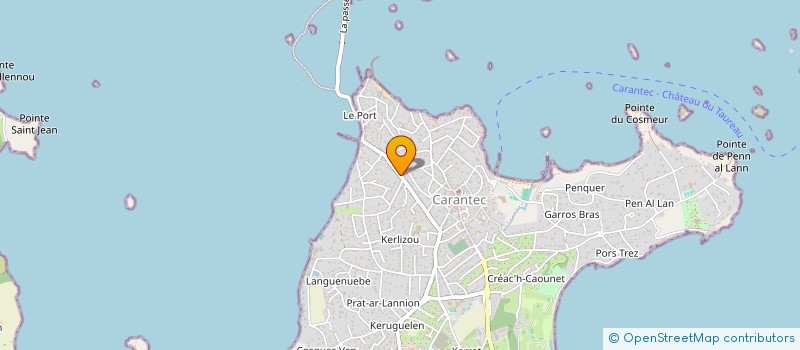 localisation de l'entreprise SCI KER NEVEZ  CARANTEC