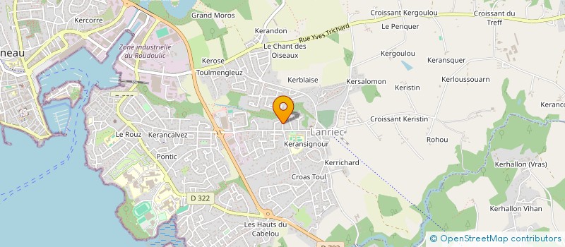 localisation de l'entreprise SCI KER OCEANE  CONCARNEAU