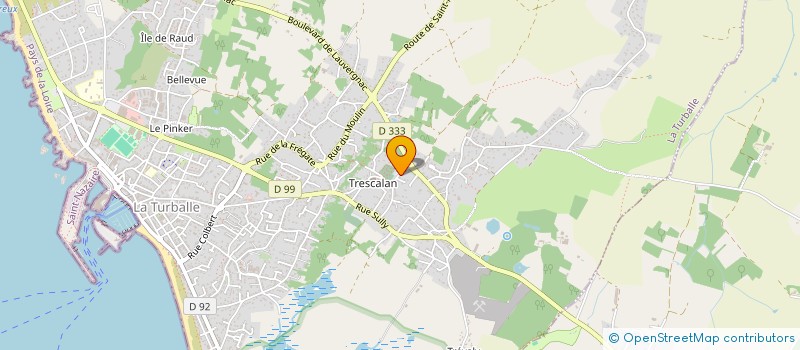 localisation de l'entreprise SCI KER ODETTE  LA TURBALLE