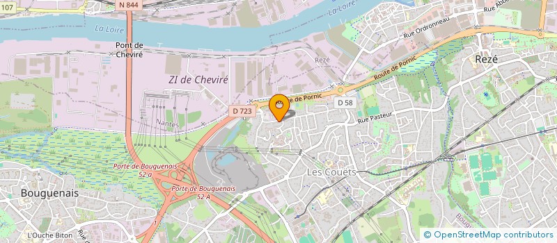 localisation de l'entreprise SCI KER-OUANE à BOUGUENAIS