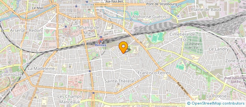 localisation de l'entreprise SCI KER POTENTIA  RENNES