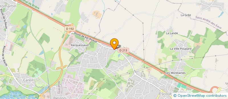 localisation de l'entreprise SCI KER QUESSAUD  LA BAULE-ESCOUBLAC