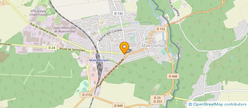 localisation de l'entreprise SCI KER ROEL à LE MALESHERBOIS