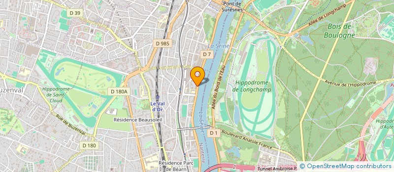 localisation de l'entreprise SCI KER RUDOW à SAINT-CLOUD
