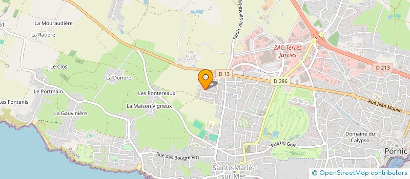 localisation de l'entreprise SCI KER SENEGAULOIS  PORNIC