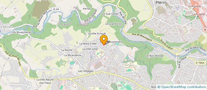 localisation de l'entreprise SCI KER SIAM  SAINT-BRIEUC