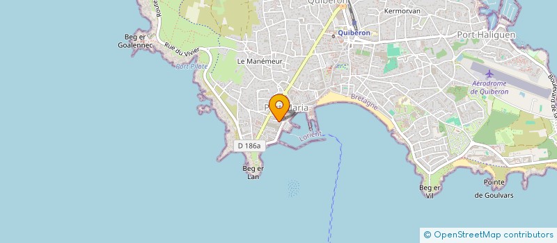 localisation de l'entreprise SCI KER SOKIAL à QUIBERON