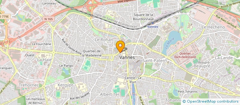 localisation de l'entreprise SCI KER SUZER à VANNES