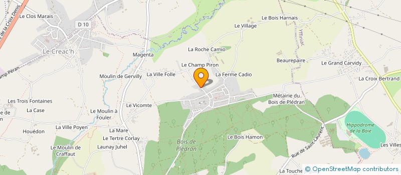 localisation de l'entreprise SCI KER THAMA  PLEDRAN