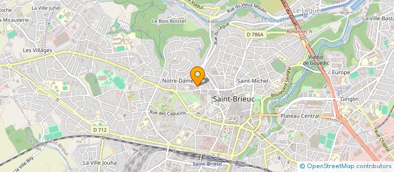 localisation de l'entreprise SCI KER YANN à SAINT-BRIEUC