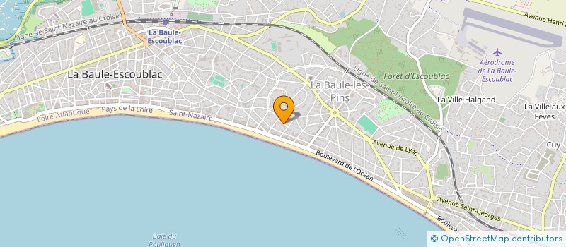 localisation de l'entreprise SCI KER ZOUINE à LA BAULE-ESCOUBLAC