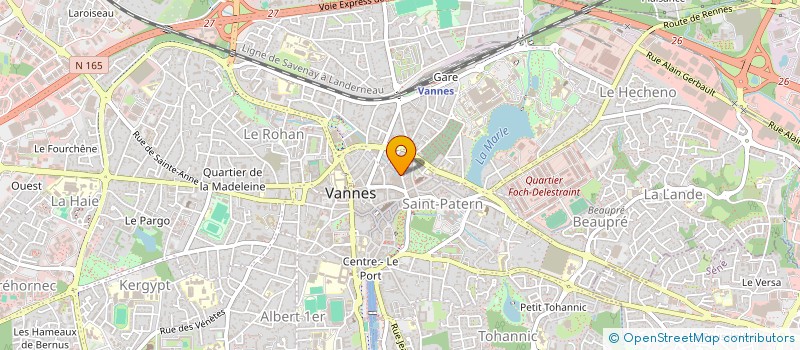 localisation de l'entreprise SCI KER2A à VANNES