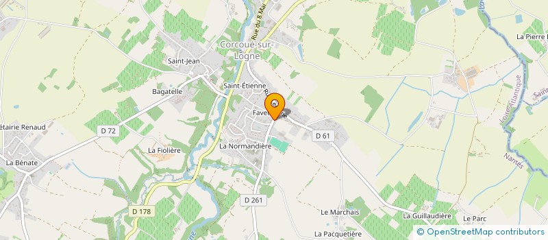 localisation de l'entreprise SCI KER5MAD  CORCOUE-SUR-LOGNE