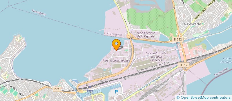 localisation de l'entreprise SCI KERA 7  SETE