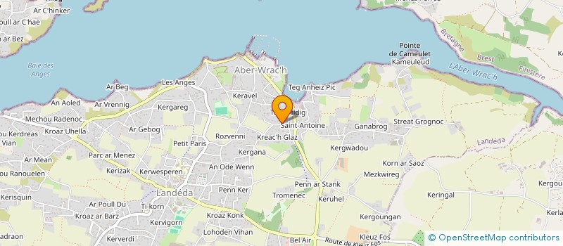 localisation de l'entreprise SCI KERABER  LANDEDA