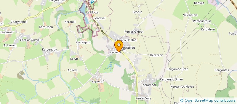 localisation de l'entreprise SCI KERABOX  MILIZAC-GUIPRONVEL