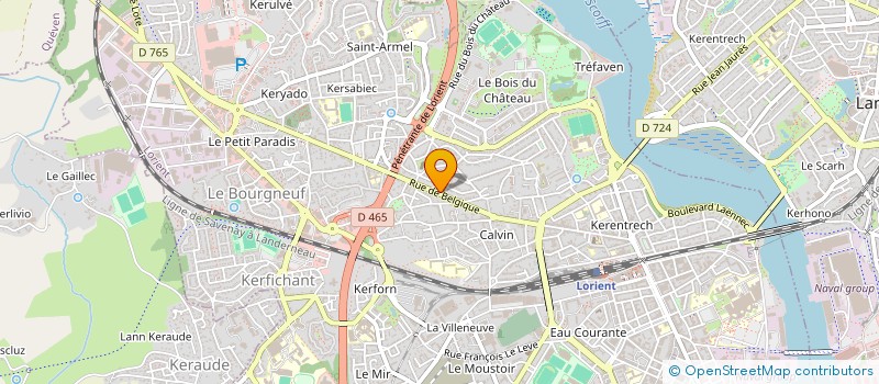 localisation de l'entreprise SCI KERAMBLEAU  LORIENT