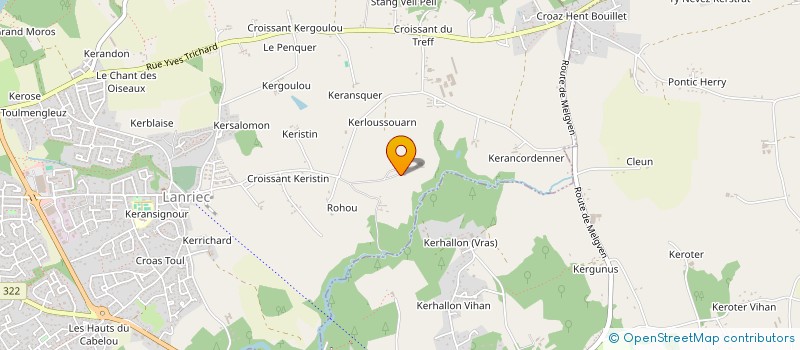 localisation de l'entreprise SCI KERAMBRIANT  CONCARNEAU