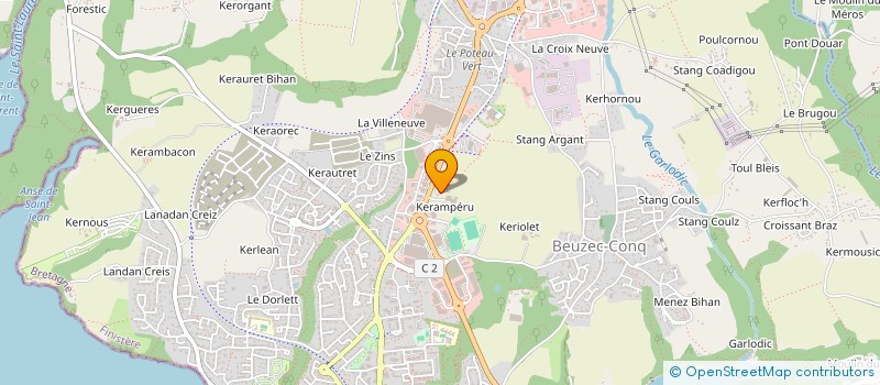 localisation de l'entreprise SCI KERAN-CONCARNEAU  CONCARNEAU