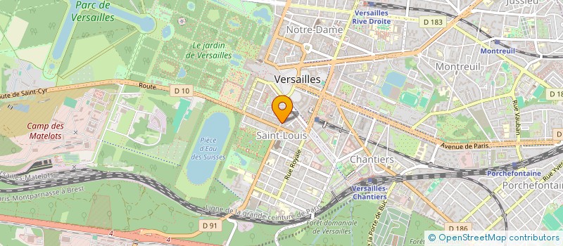 localisation de l'entreprise SCI KERANC'HOAT à VERSAILLES