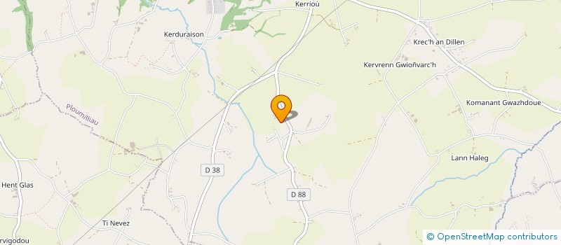 localisation de l'entreprise SCI KERANCONAN  PLOUMILLIAU