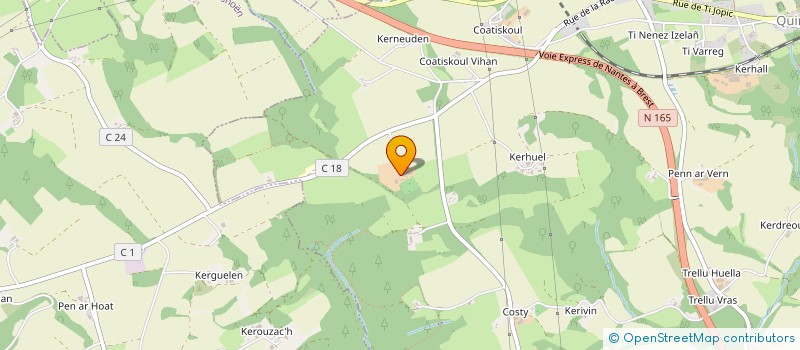 localisation de l'entreprise SCI KERANGUEVEN  PONT-DE-BUIS-LES-QUIMERCH