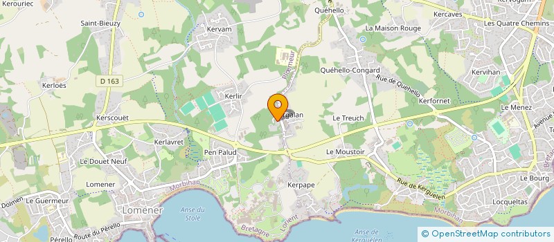 localisation de l'entreprise SCI KERANTHOM à PLOEMEUR