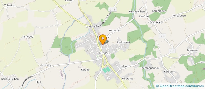 localisation de l'entreprise SCI KERAOUL  NEVEZ